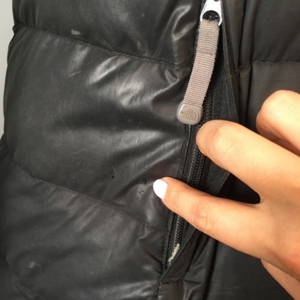 THE NORTH FACE Black Long Puffer Jacket Size Small - Picture 6 of 16